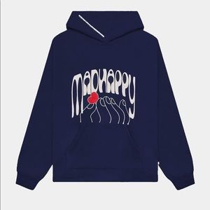 Madhappy Touch Of Love Hoodie Navy Size L